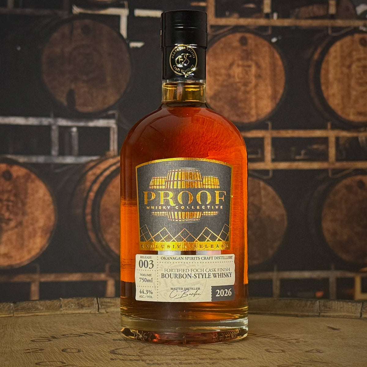 PROOF: Fortified Foch Finished Bourbon-Style Whisky 2026-003