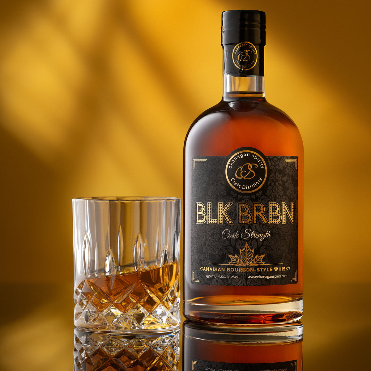 BLK BRBN Cask Strength Bourbon-Style Whisky