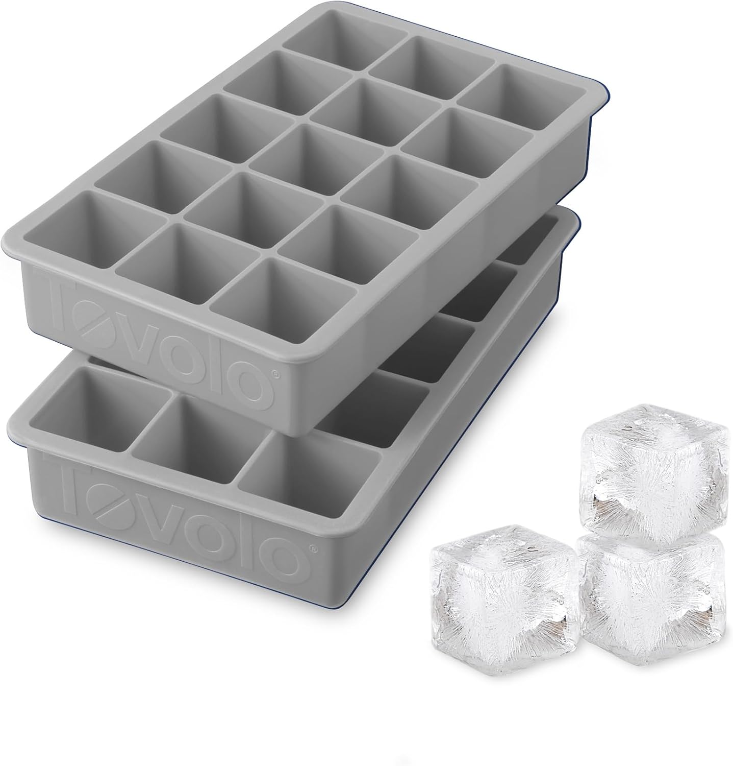 Tovolo Perfect Ice Cube Tray - Cool Grey