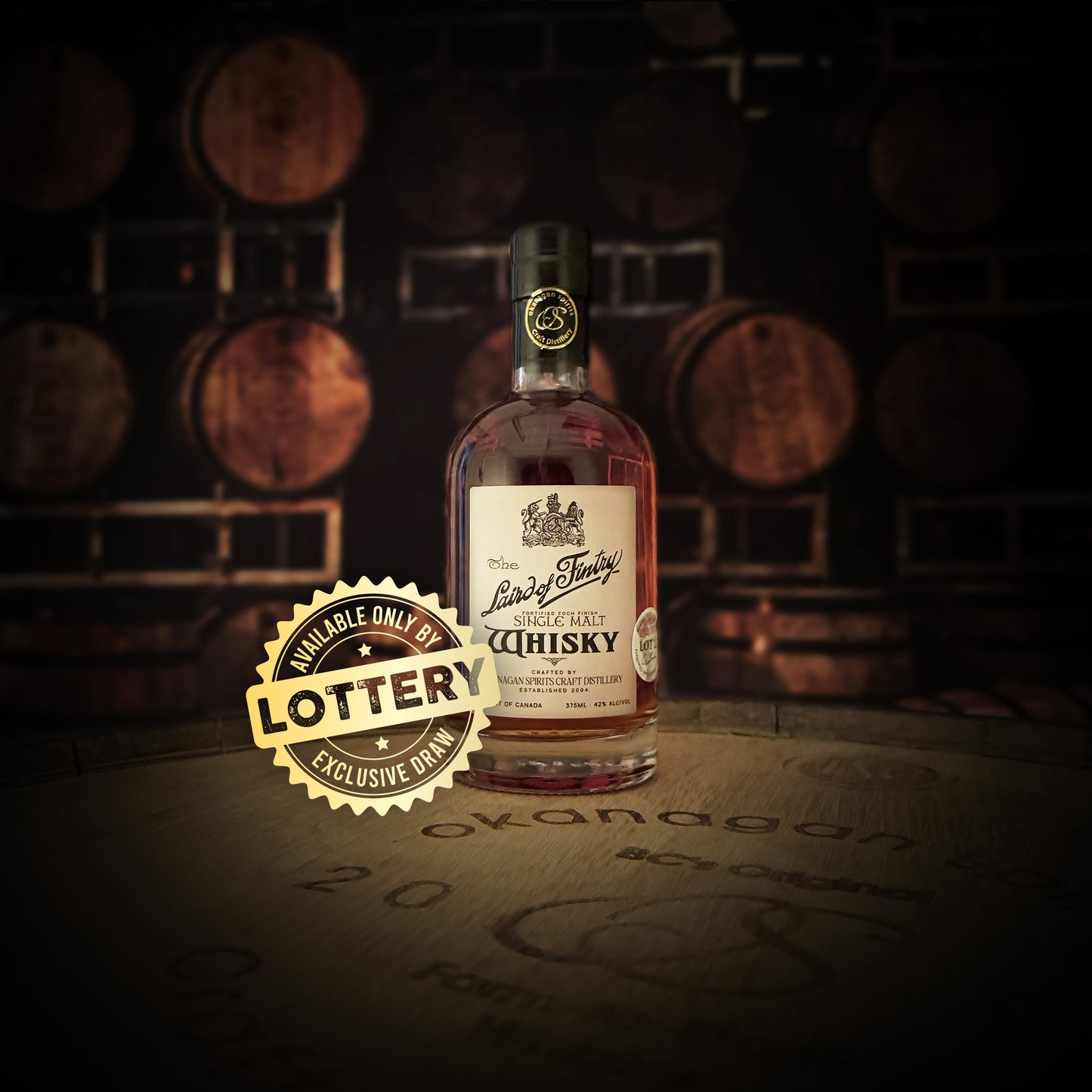 Lottery Exclusive Mickey Laird of Fintry Single Malt Whisky