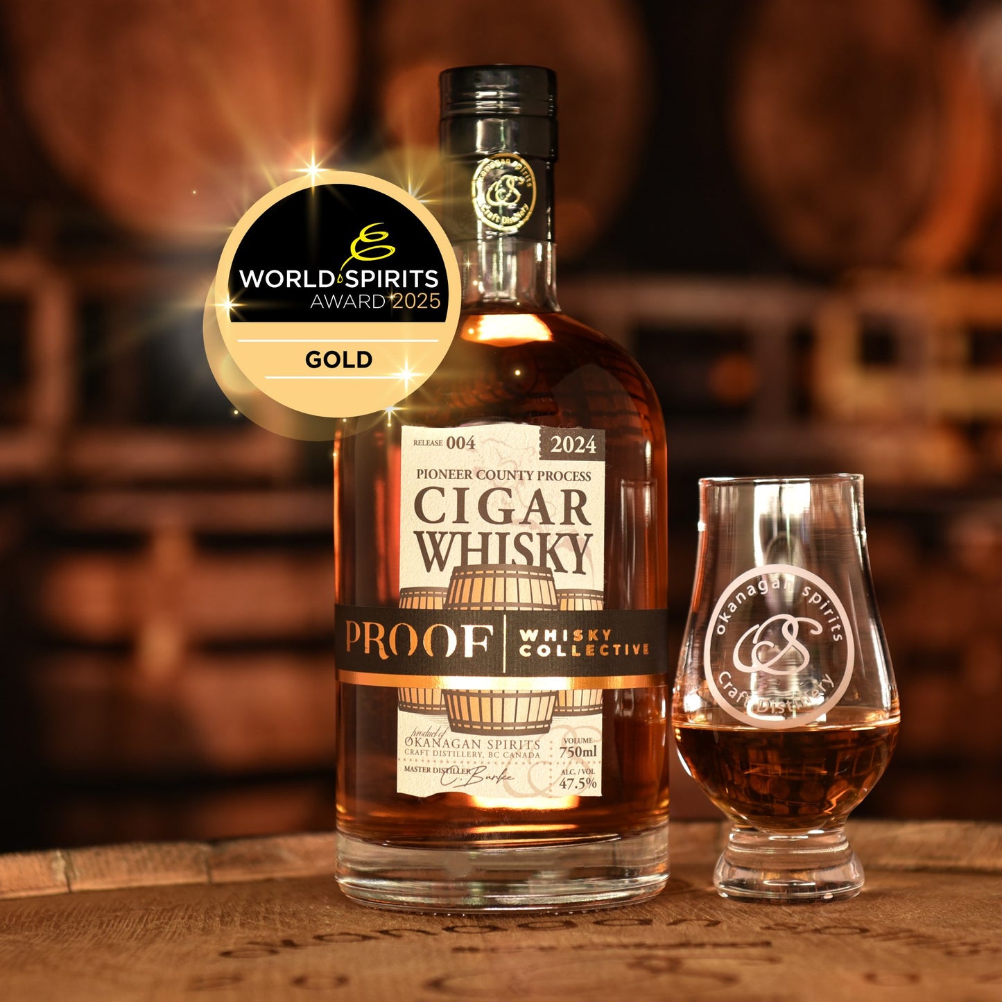 PROOF: Pioneer County Process Cigar Whisky