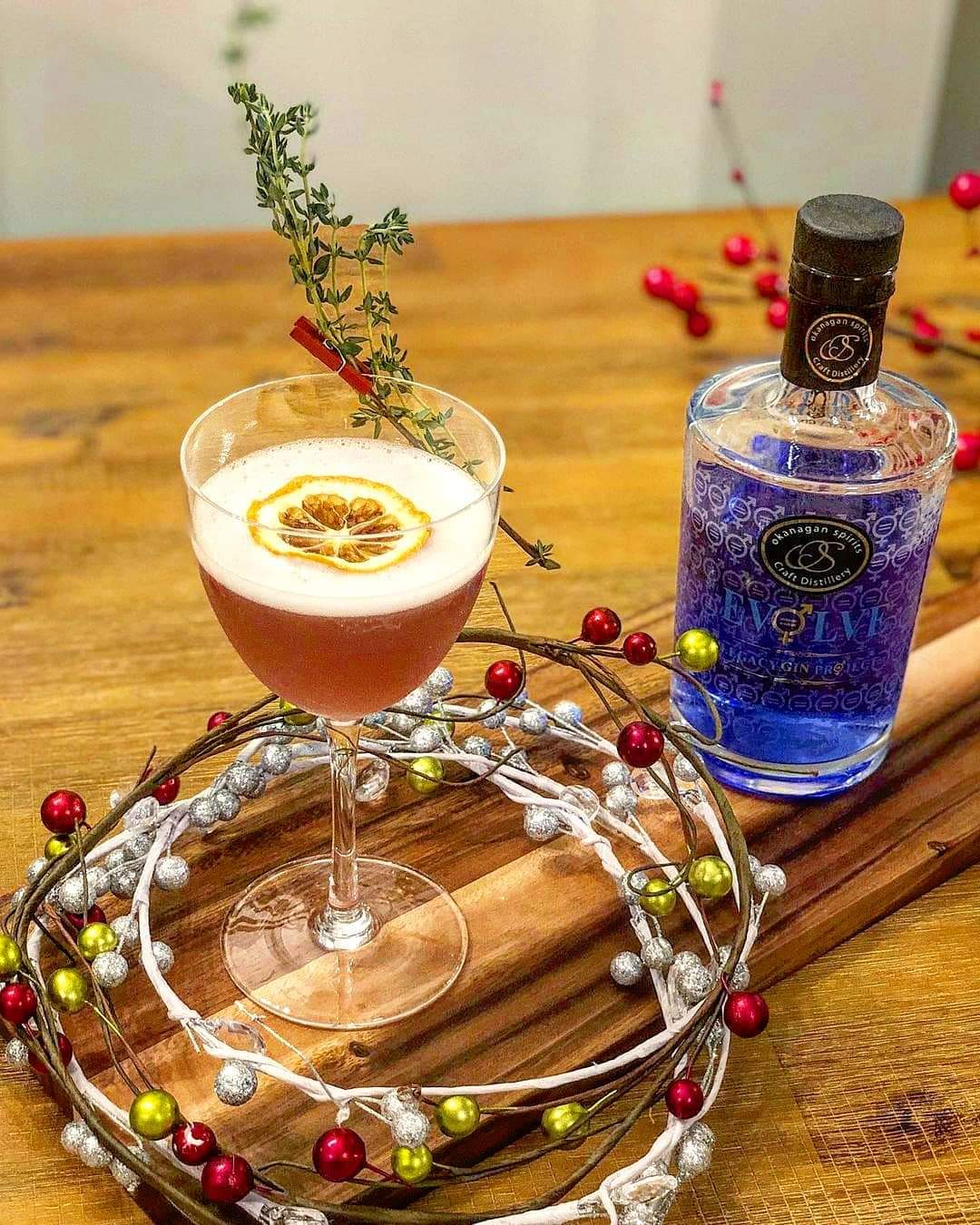 Purple Thyme    Gin Sour Drink Image