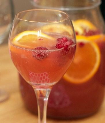 Raspberry Sangria Drink Image