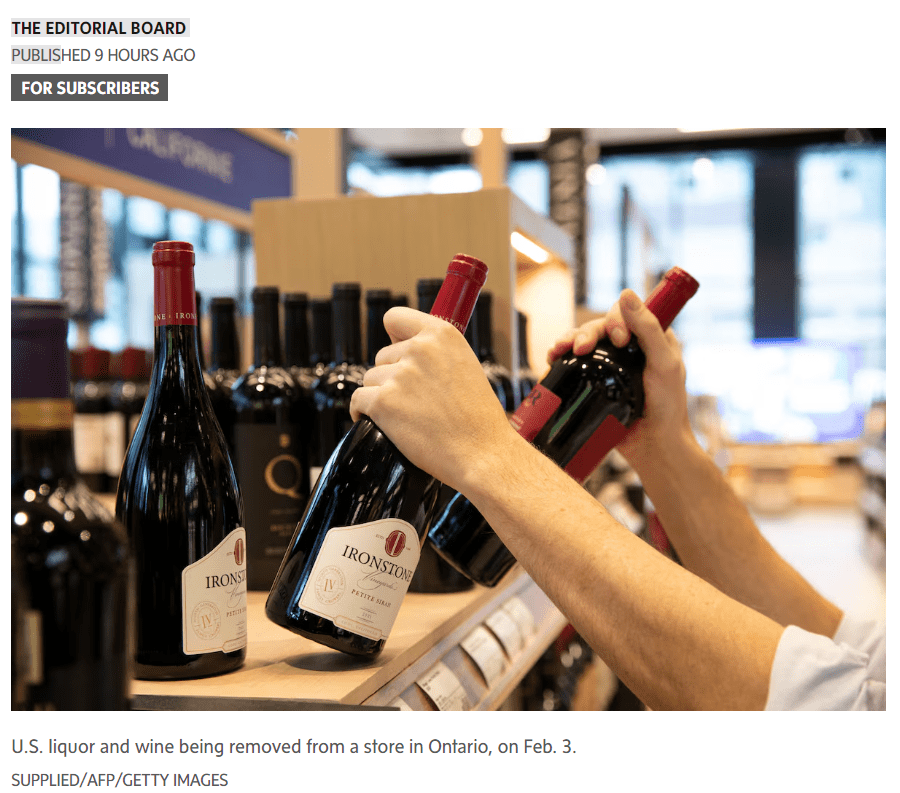 It’s time to uncork liquor sales in Canada 2025-03-20