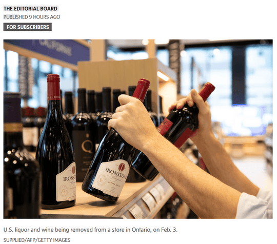It’s time to uncork liquor sales in Canada 2025-03-20