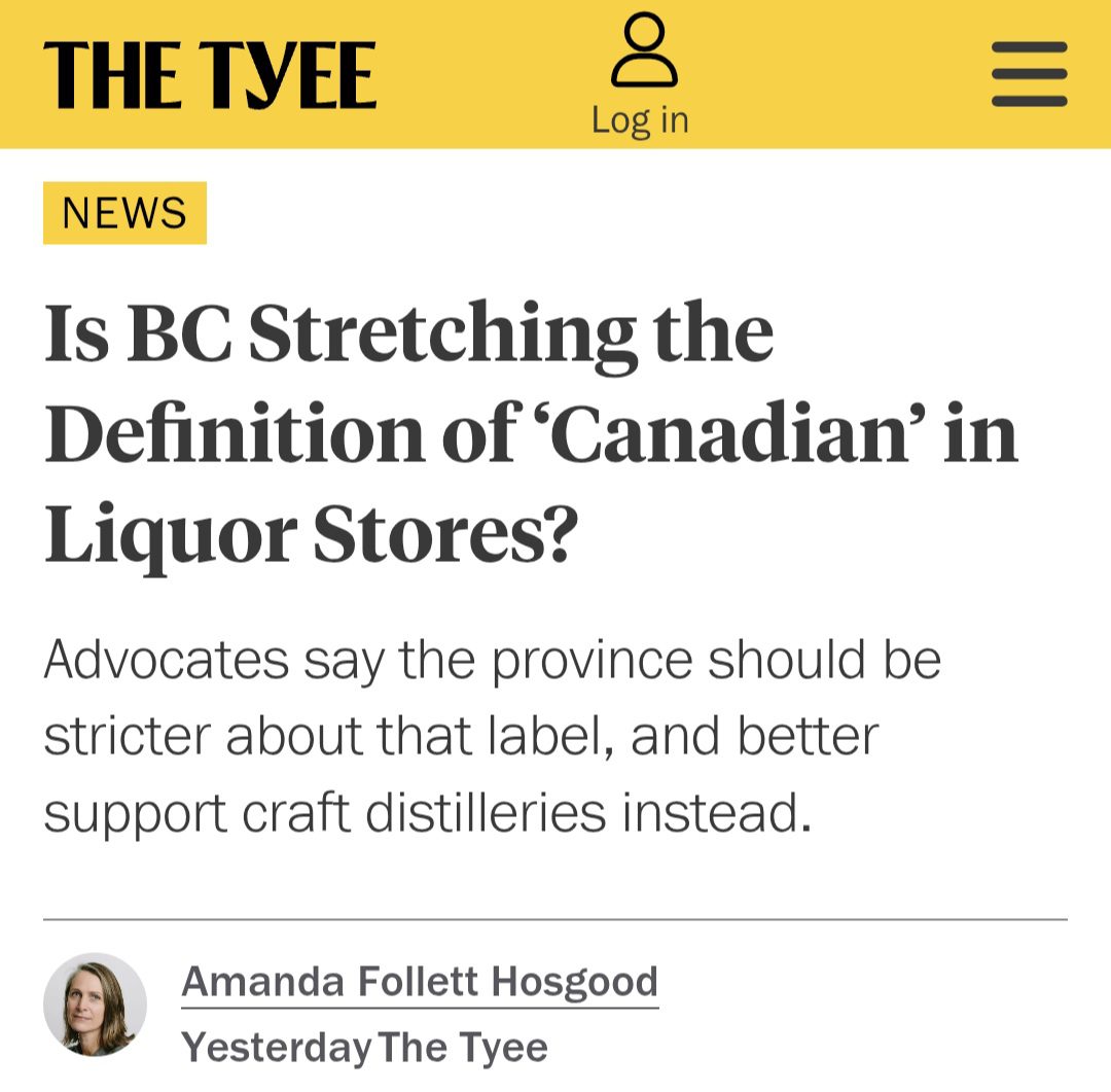 Is BC Stretching the Definition of ‘Canadian’ in Liquor Stores? - THE TYEE