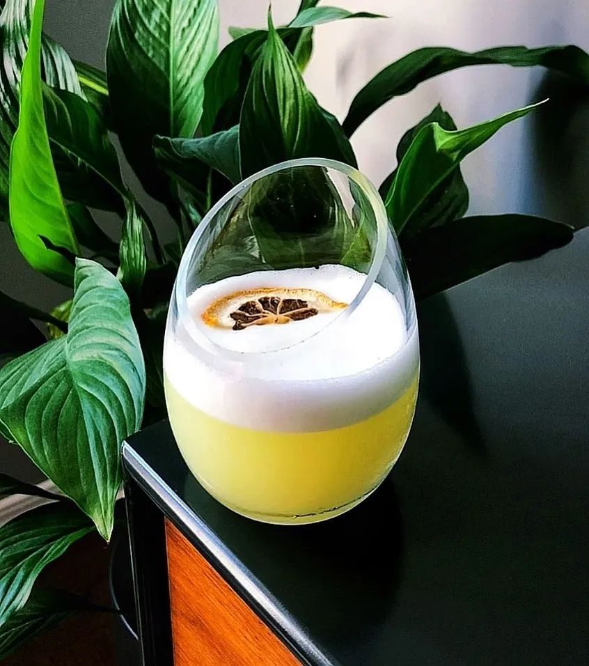 Limoncello Gin Sour Drink Image
