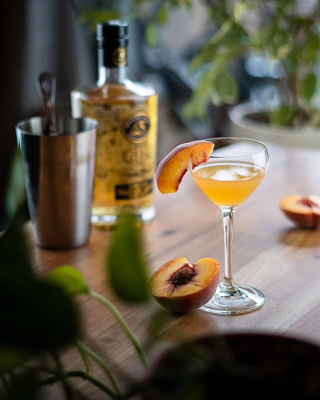 Elevated Peach Drink Image