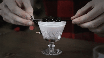 Spice Raspberry Alexander Drink Image