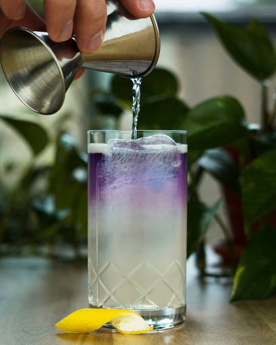 Lavender Tom Collins Drink Image