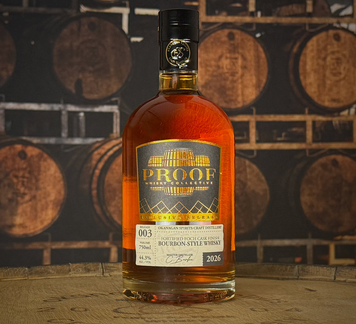 PROOF: Fortified Foch Finished Bourbon-Style Whisky 2026-003