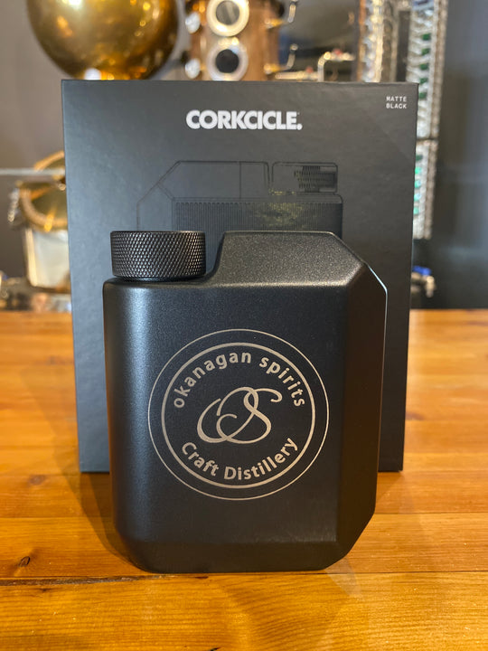 9 oz Corkcicle Flask Black