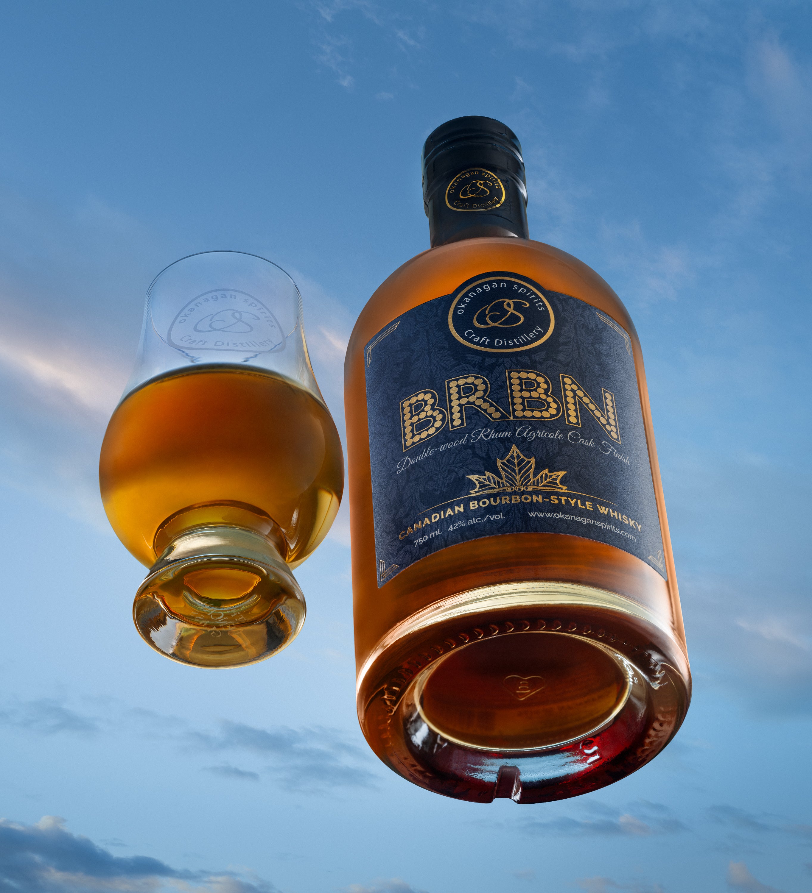 Rum Cask BRBN Bourbon-Style Whisky – Okanagan Spirits Craft Distillery