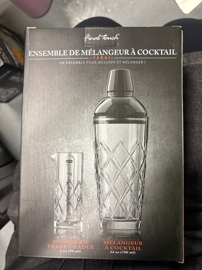 Yarai Cocktail Shaker Set -black