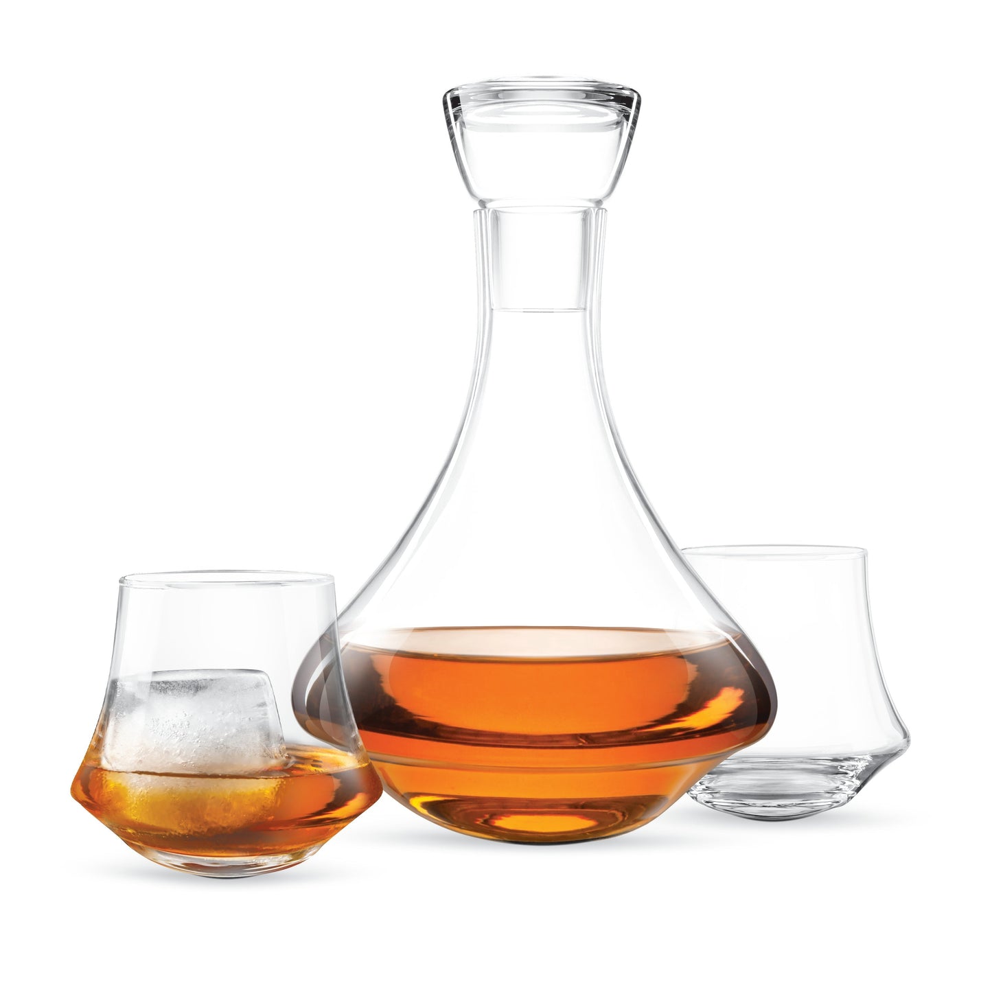 Final Touch Revolve Decanter & Glasses