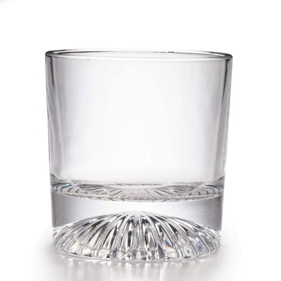 Brilliant Globe Set of 4 Pyramid Old Fashion Whisky Glasses