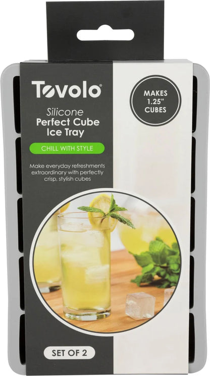 Tovolo Perfect Ice Cube Tray - Cool Grey