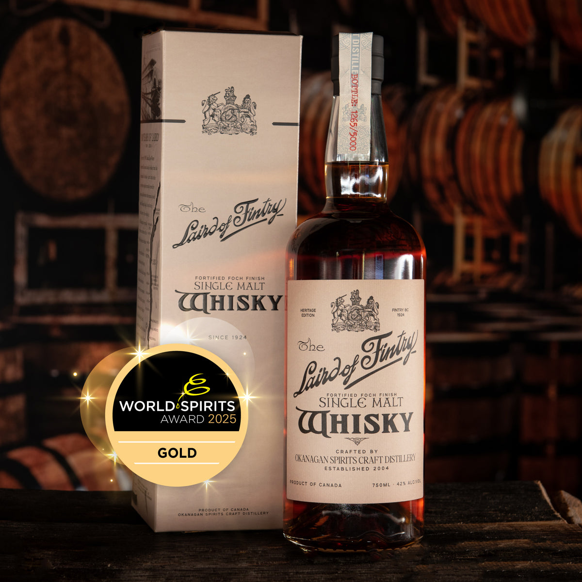 Lottery Exclusive Laird of Fintry Single Malt Whisky