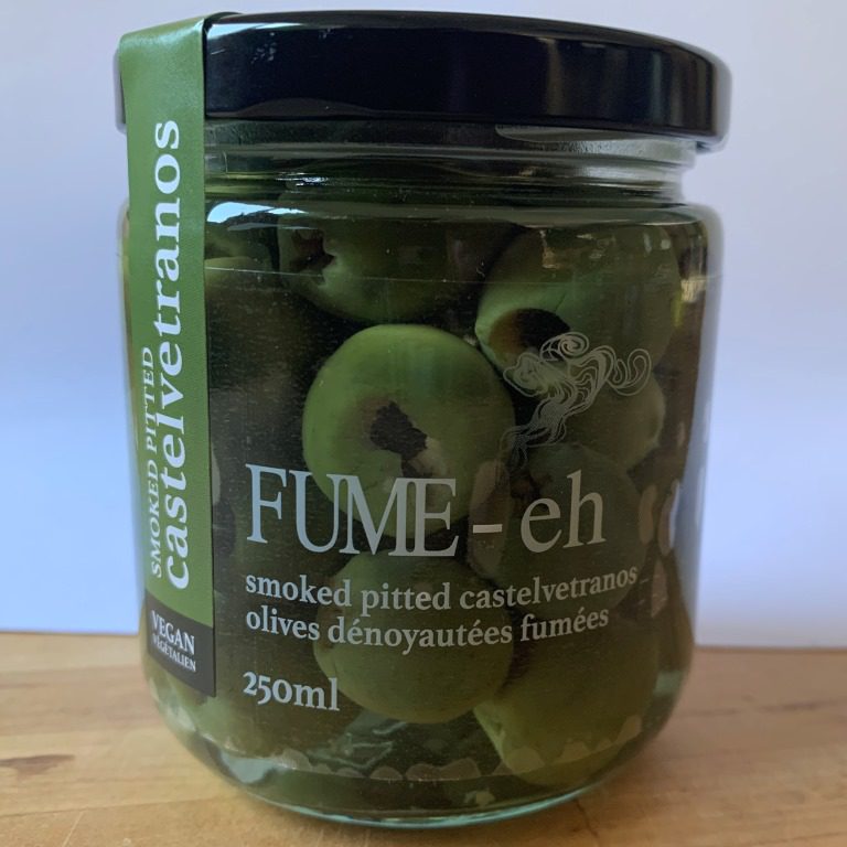 FUME-eh Smoked Pitted Castelvetranos Olives