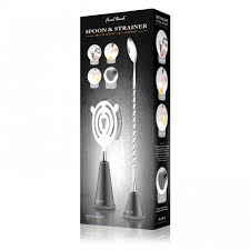 Final Touch Spoon & Strainer with Built in Jiggers