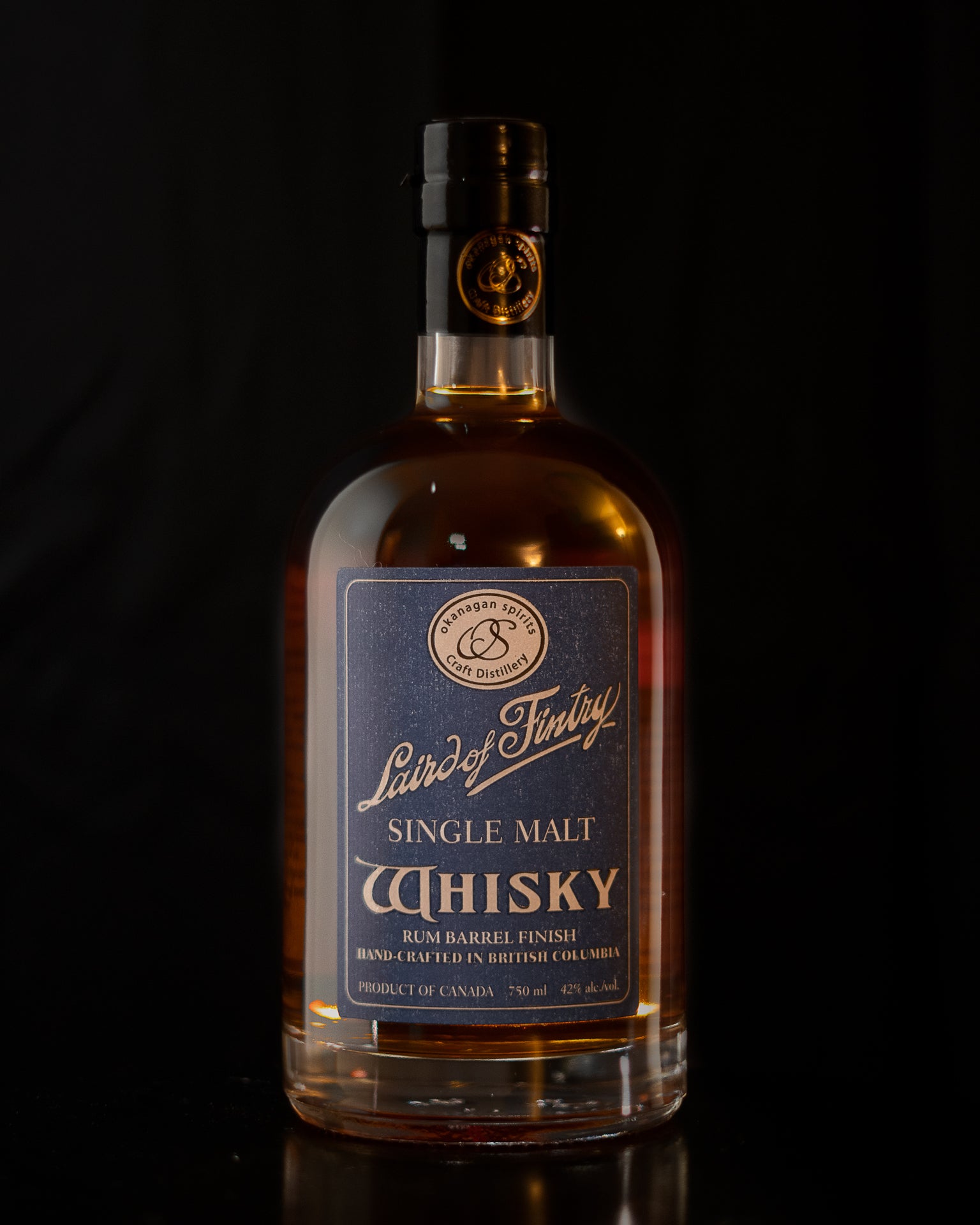 Laird of Fintry Rum Barrel Whisky – Okanagan Spirits Craft Distillery