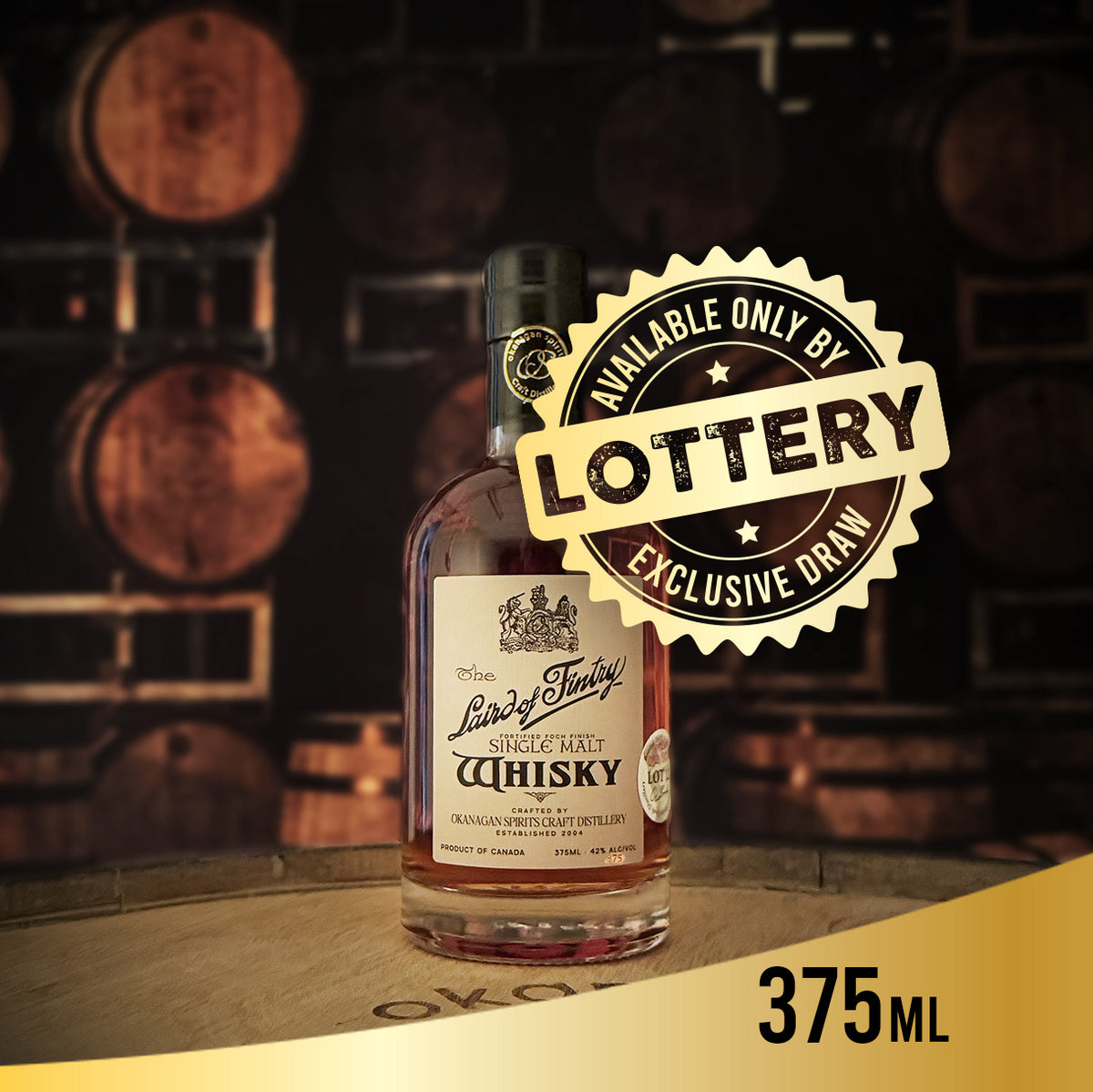 Lottery Exclusive Mickey Laird of Fintry Single Malt Whisky