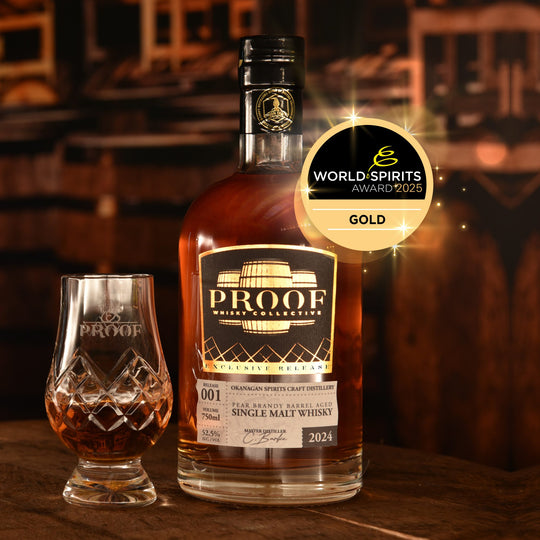 PROOF: Pear Brandy Cask Finished Single Malt Whisky