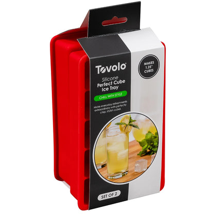 Tovolo Perfect Ice Cube Tray - Cayenne Red
